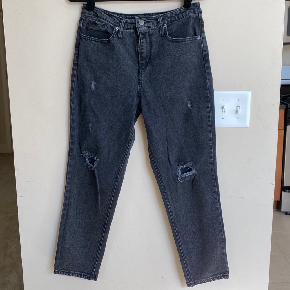 Wild Fable high rise black mom jean(10)